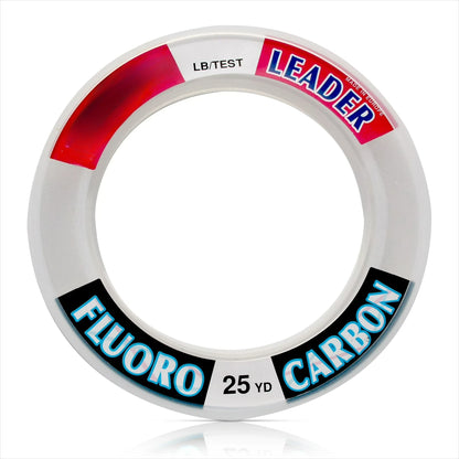 Saltwater Leader Line, Clear Monofilament Fishing Line, High‑Strength 60 lb Test, 25 yd Wrist Spool.