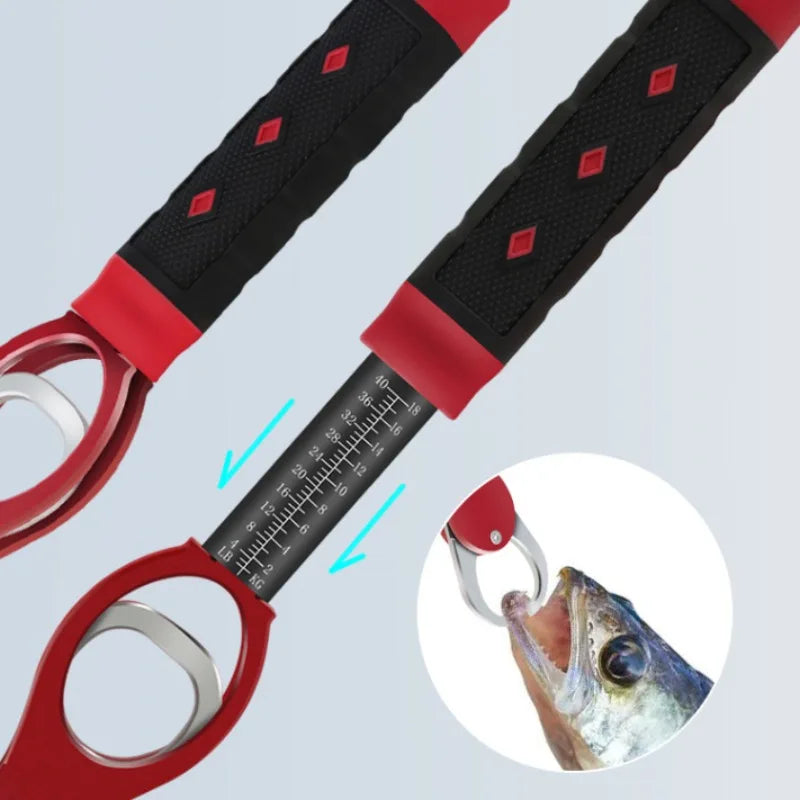 Fishing Lip Gripper with Scale.