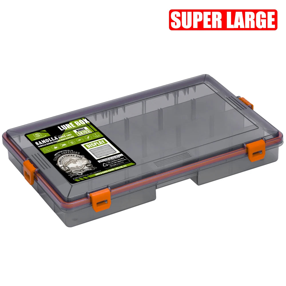 SAMOLLA Fishing Tackle Waterproof Lure Storage Boxes.