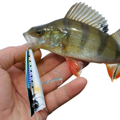 Topwater Popper Bait for Freshwater and Saltwater Surface Fishing.