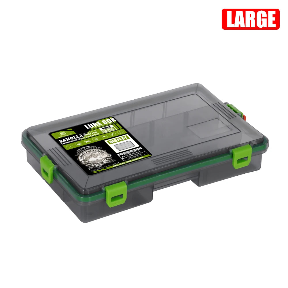 SAMOLLA Fishing Tackle Waterproof Lure Storage Boxes.