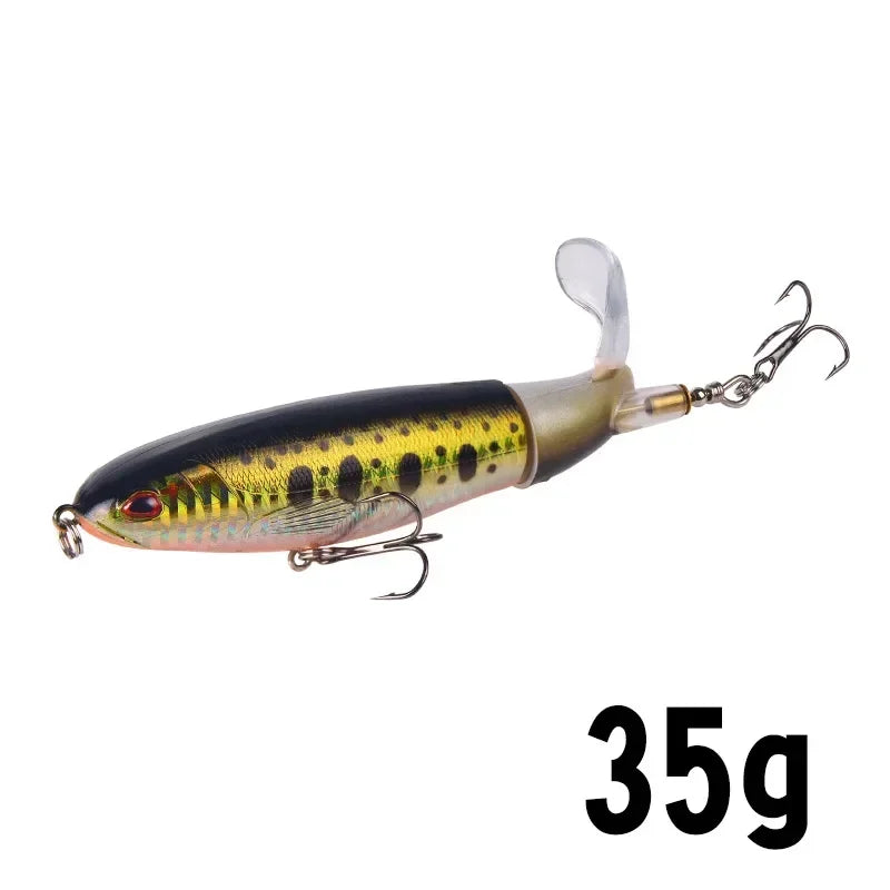 EASYFISH 13g 15g 35g Popper Propeller Topwater Fishing Lure.