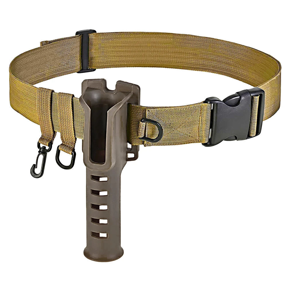 Fishing Waist Belt Rod Holder Adjustable Fishing Wading Belt Rod Holder Wader Fishing Waist Belt Fishing Gear Accessories.