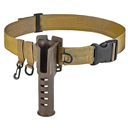 Fishing Waist Belt Rod Holder Adjustable Fishing Wading Belt Rod Holder Wader Fishing Waist Belt Fishing Gear Accessories.