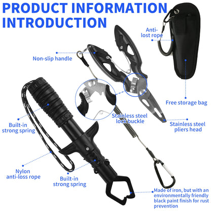 Fish Lip Gripper and fishing plier.