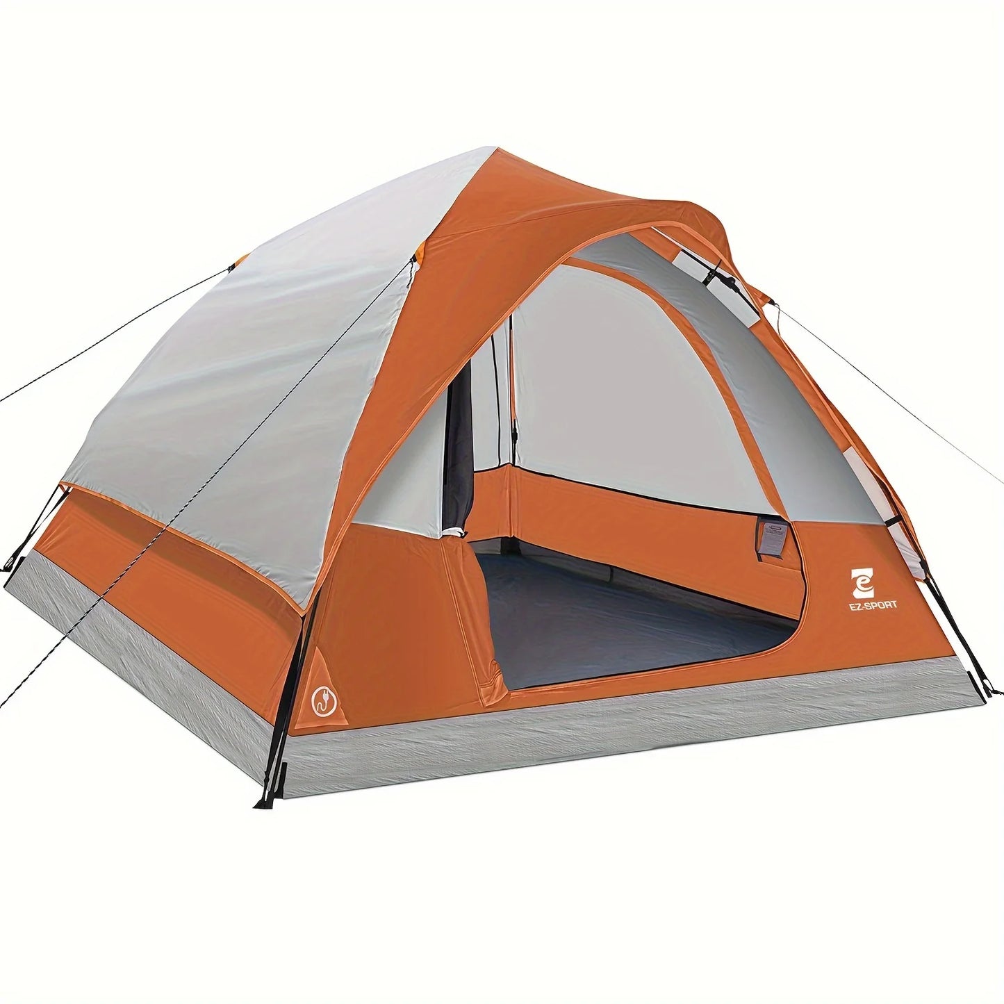Pop Up Camping Tent - 4 Person Instant Easy Set Up Tent with Removable Rain Fly, Waterproof Windproof for Outdoor Camping.