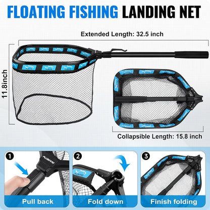 Complete Fishing Kit with Rod, Reel, Tackle Box, Lures, Accessories & Pliers - Ideal Gift for any fisher person.