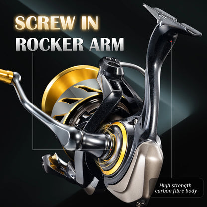 ROOBLINOS Spinning Reel Ultralight Saltwater Reel 9+1 BB.