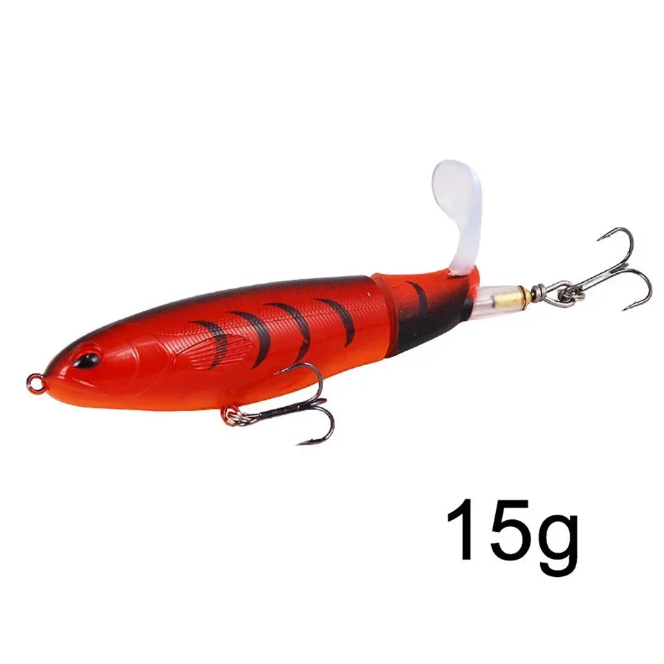 EASYFISH 13g 15g 35g Popper Propeller Topwater Fishing Lure.