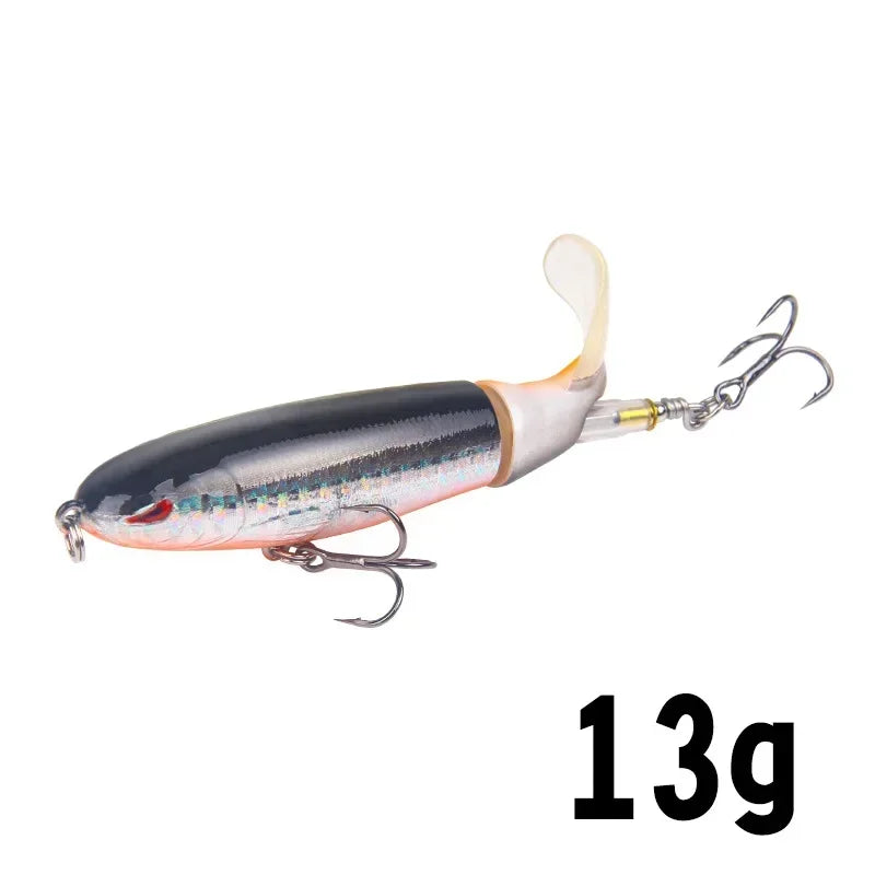 EASYFISH 13g 15g 35g Popper Propeller Topwater Fishing Lure.