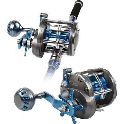 Saltwater Level Wind Reel.