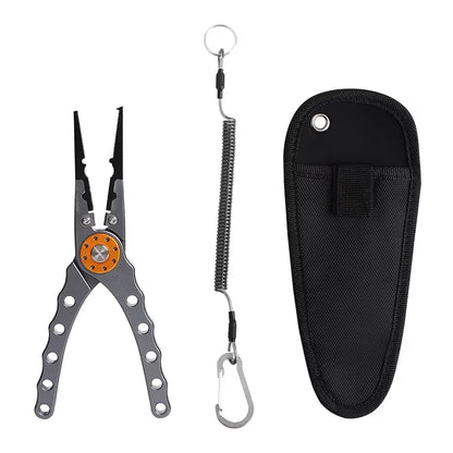 Aluminum Multifunction Fishing Pliers.