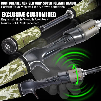 Baitcasting combo.
