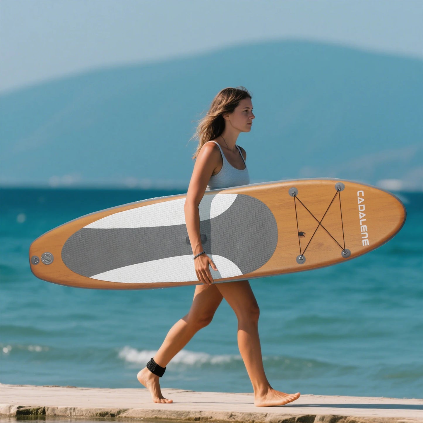 CADALENE Inflatable Paddle Board, Stand Up Paddle Board with Premium Sup Accessories, For Adults