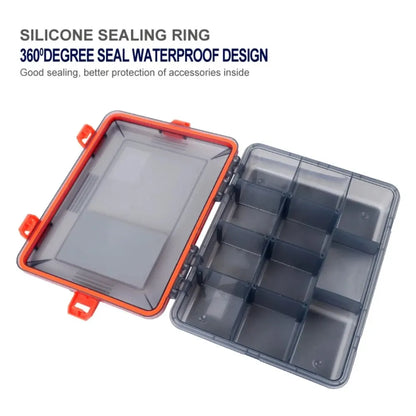 Fishing Tackle Box Large Capacity Waterproof Storage for Lures.