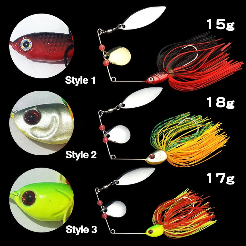 Spinnerbait Fishing lures.