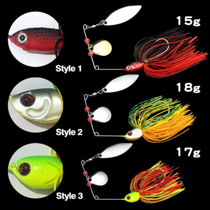 Spinnerbait Fishing lures.