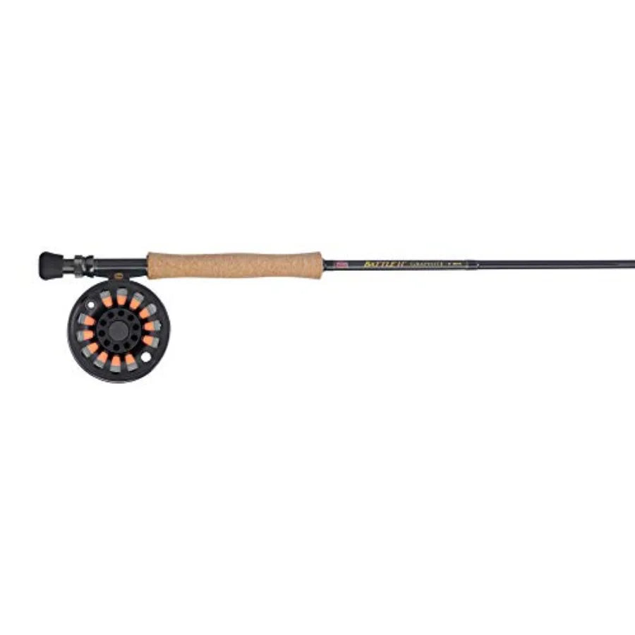 Reel and Fishing Rod Combo for Precision Fly Fishing in Rivers and Streams.