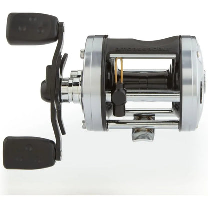 Ambassadeur C3 Baitcast Round Fishing Reel for HeavyDuty Angling in Saltwater and Freshwater Environments.