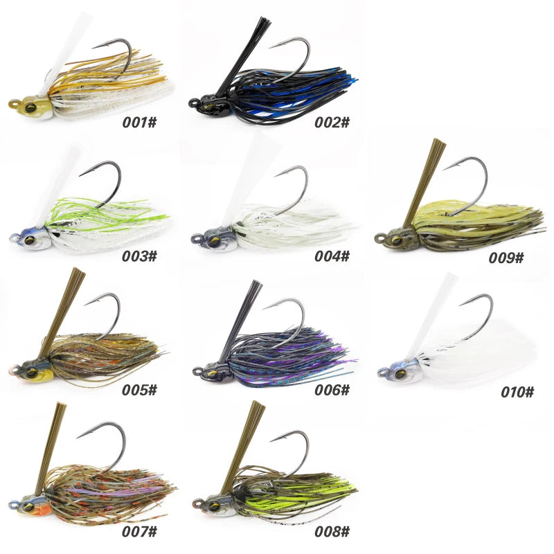 Lureholic 7~14g Weedless Swim Jig.