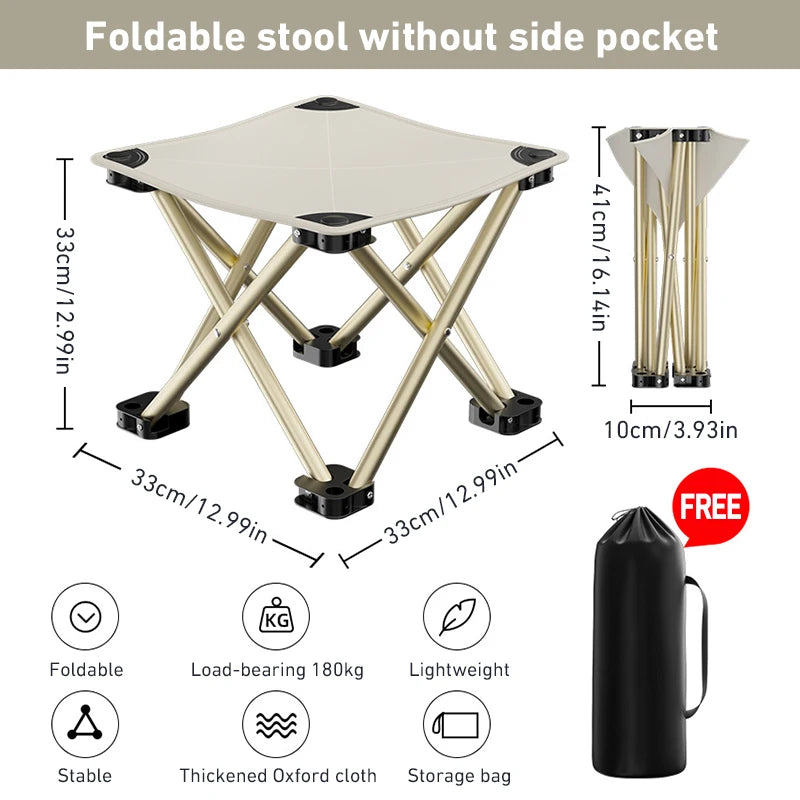 Outdoor Portable Folding Stool.