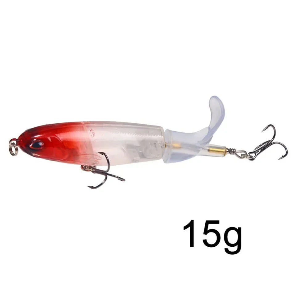 EASYFISH 13g 15g 35g Popper Propeller Topwater Fishing Lure.