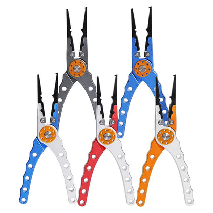 Aluminum Multifunction Fishing Pliers.
