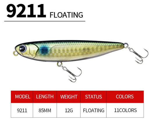 Top Water Pencil Hard Bait.