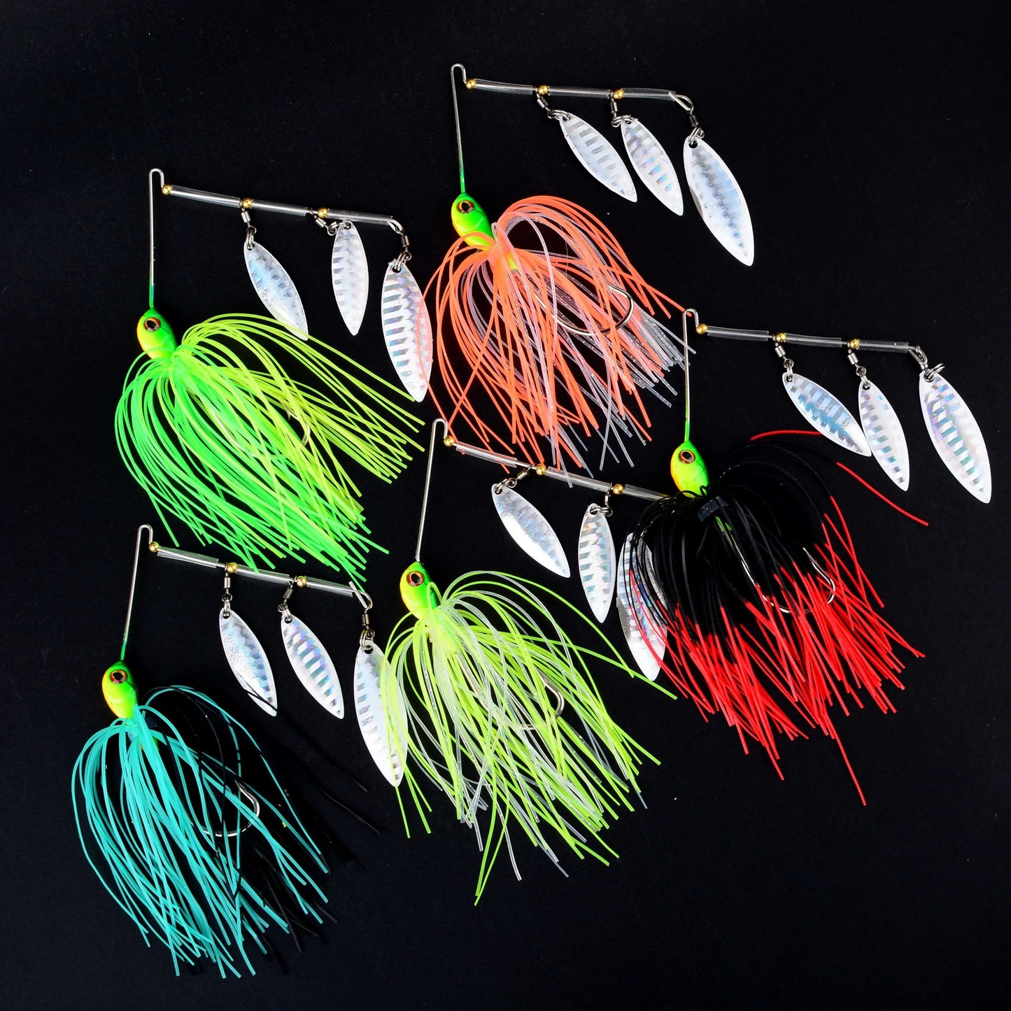 5Pcs spinner bait.
