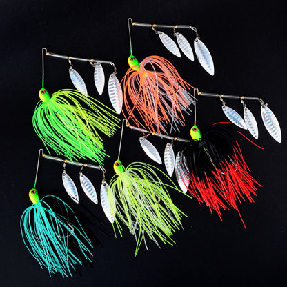 5Pcs spinner bait.