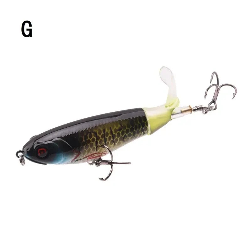 Fishing Lures Whopper Plopper With Floating Rotating Tail.
