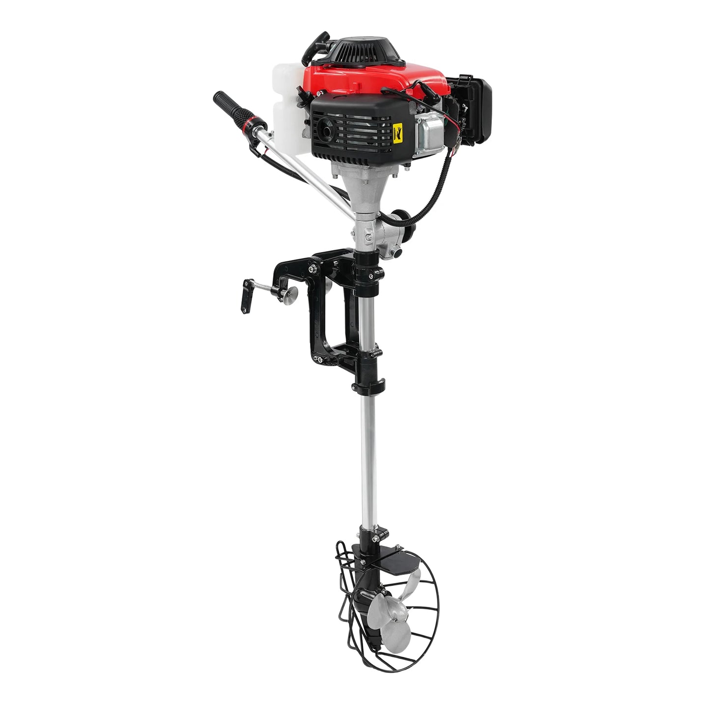 4.0HP 4-Stroke Outboard Motor 53.2cc, Air-Cooled Boat Gasoline Engine.