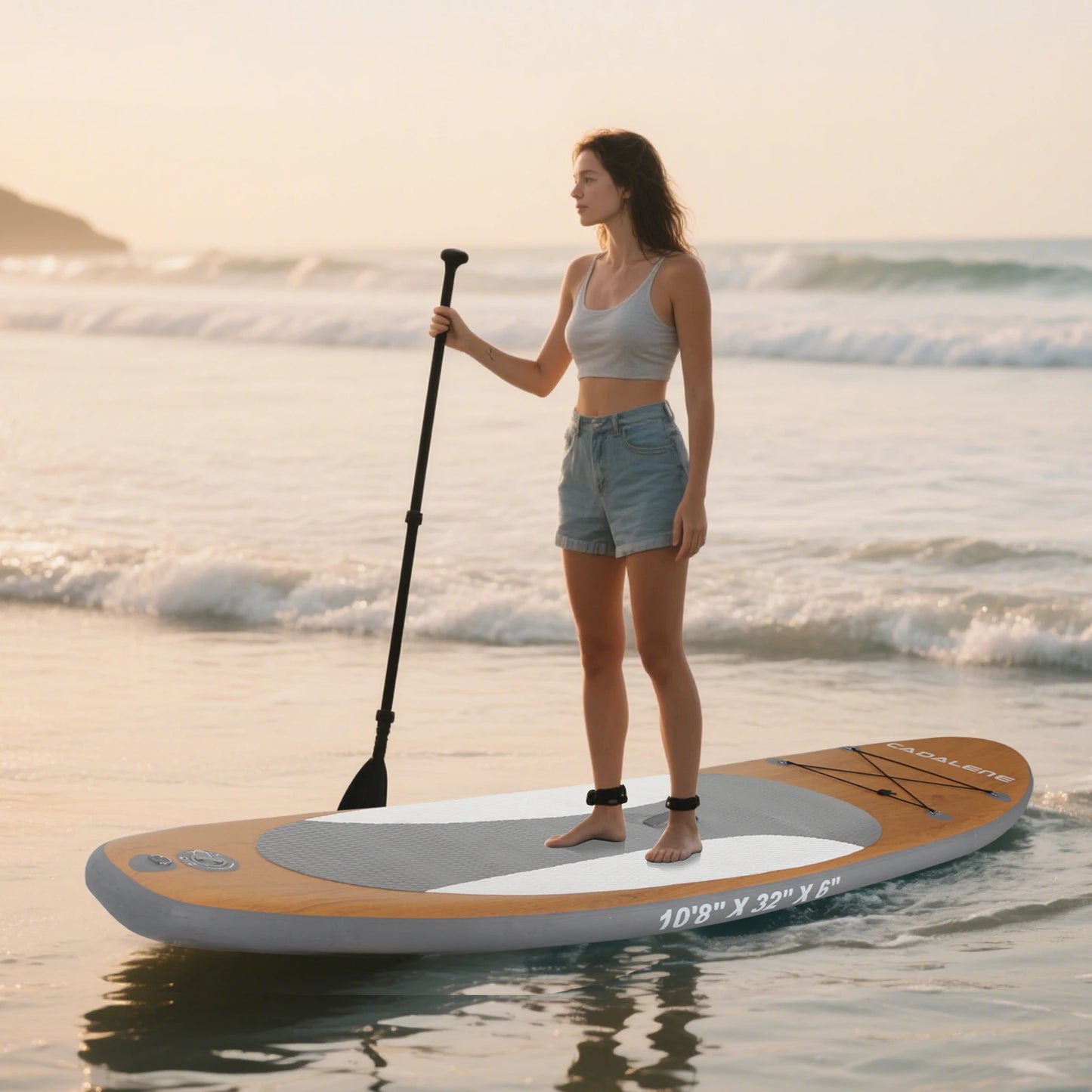 CADALENE Inflatable Paddle Board, Stand Up Paddle Board with Premium Sup Accessories, For Adults