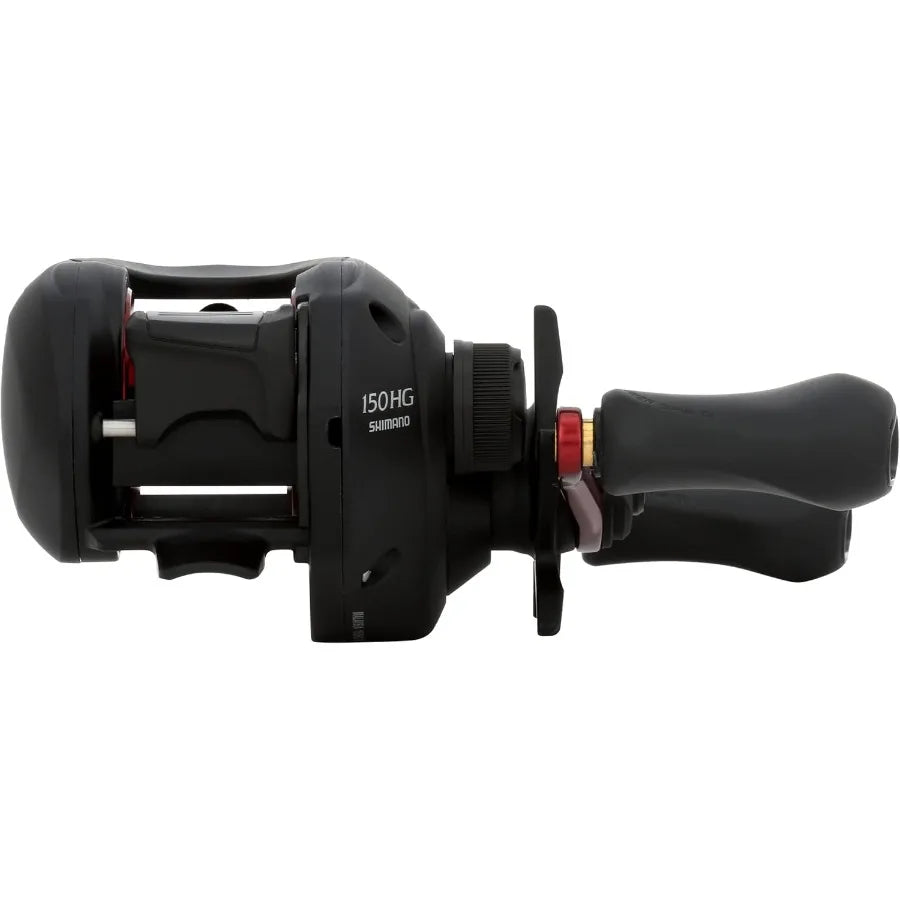 High Precision Baitcast Fishing Reel for Saltwater and Freshwater Angling Features Smooth Casting Mechanism and Durable Construction.