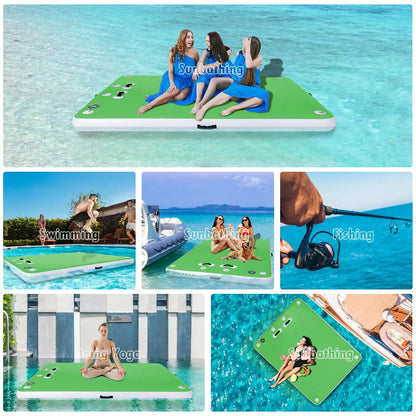 Inflatable Floating Dock.