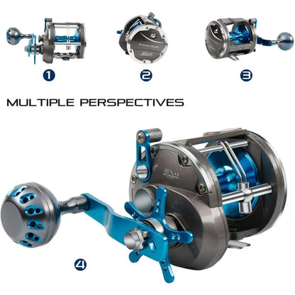 Saltwater Level Wind Reel.