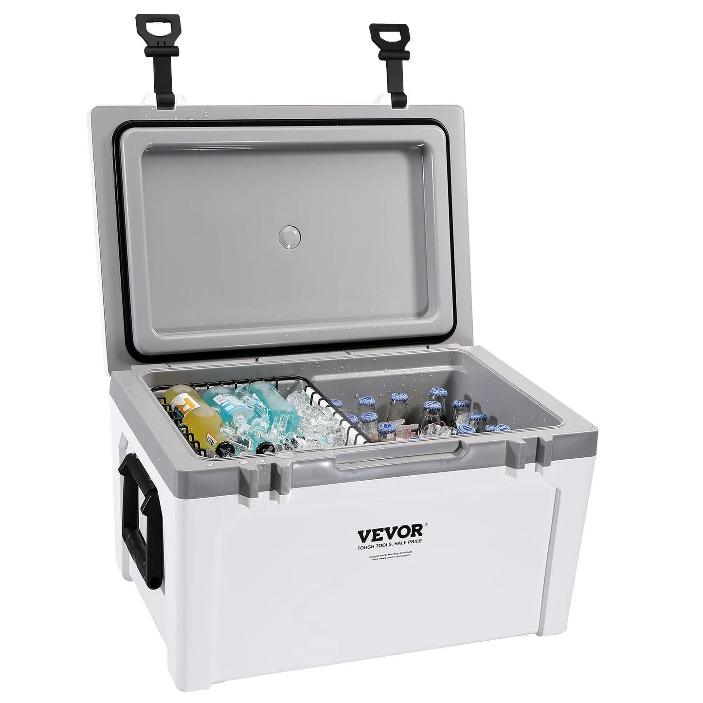 Insulated Portable Cooler, 52 Qt,