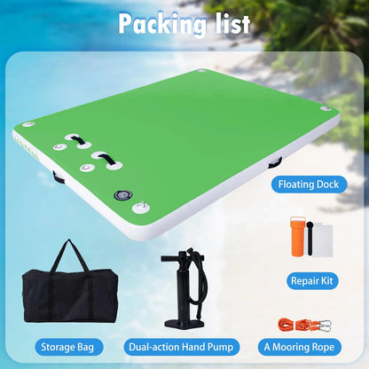Inflatable Floating Dock.