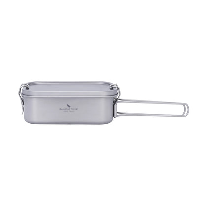 Boundless Voyage Titanium  leak proof container with Lid & Handle.