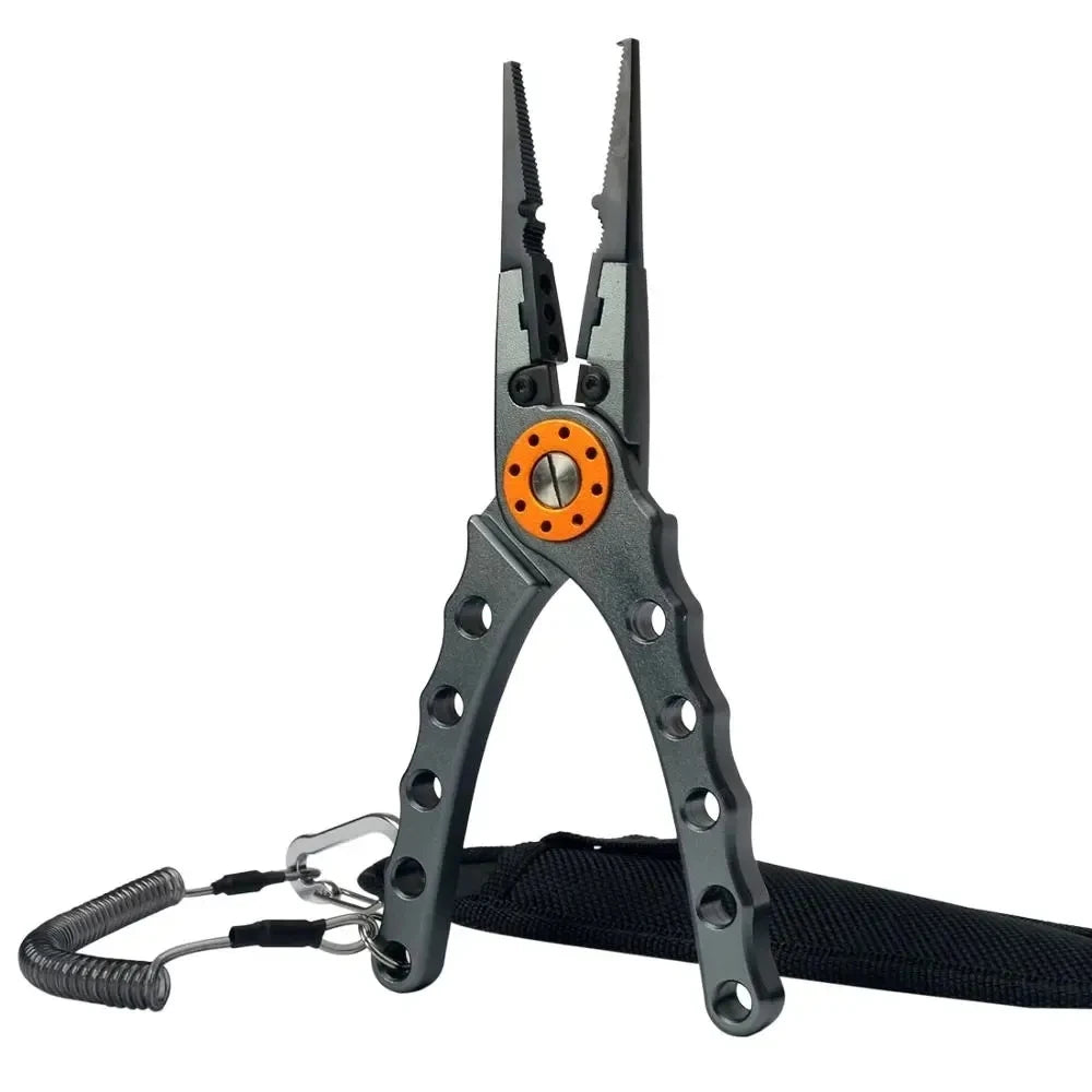 Fishing Pliers with Line Cutter.