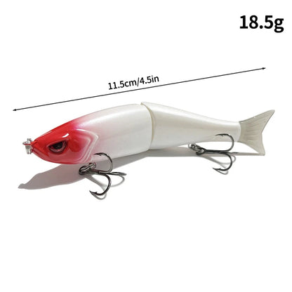 Swimbaits Balam Glide Bait Fishing Lure 4-segment Jointed Fishing Hard Bait.