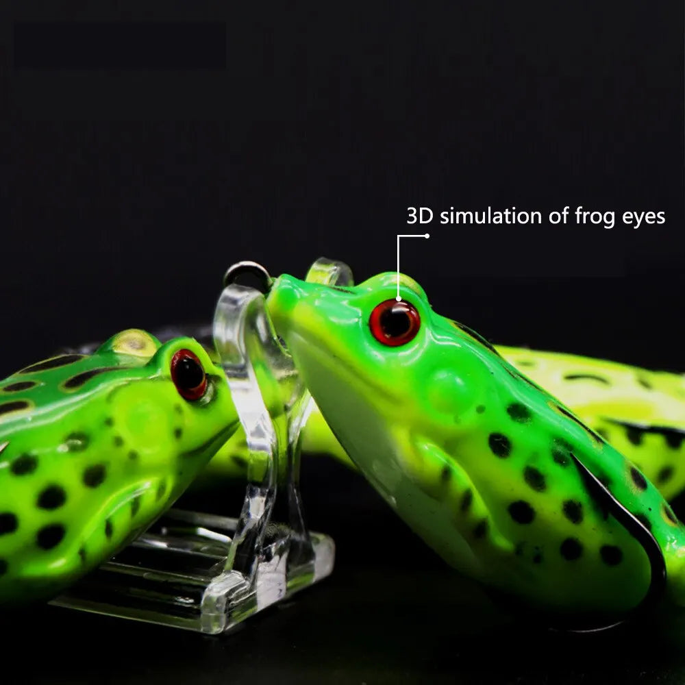 2Pcs Soft Frog Fishing Lures.