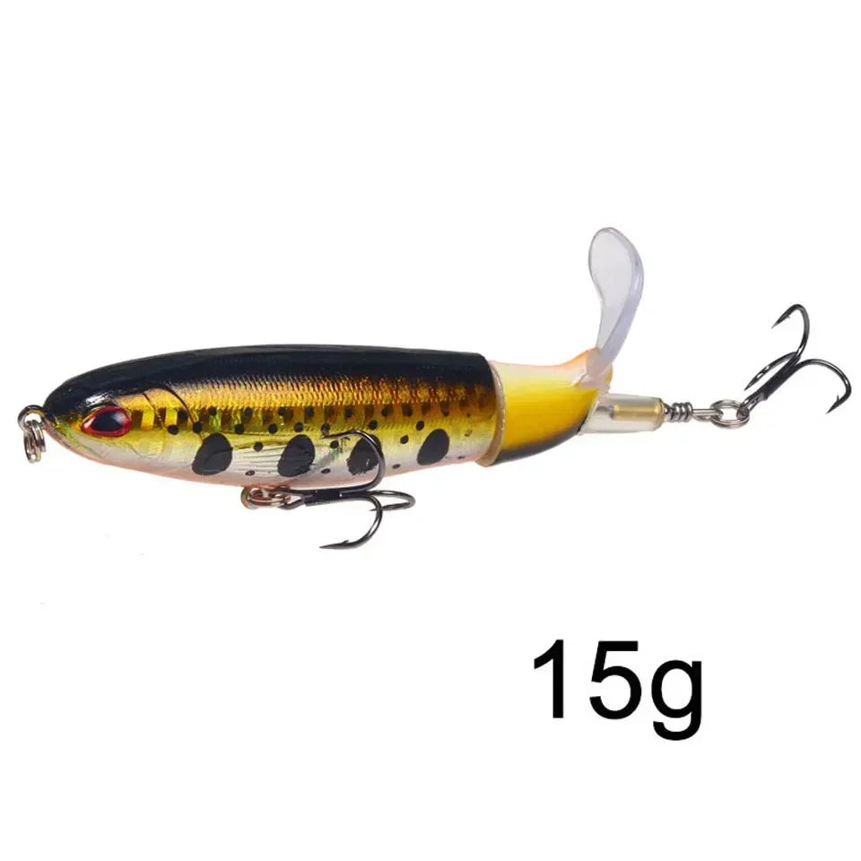 EASYFISH 13g 15g 35g Popper Propeller Topwater Fishing Lure.