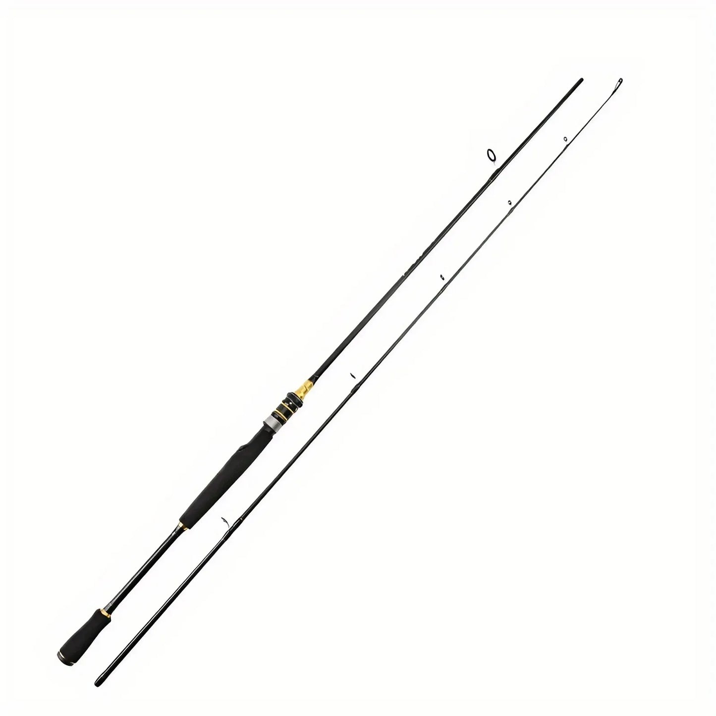 1PC 65" Lightweight High-Sensitivity Carbon Fiber Fishing Rod - Straight Handle Design for Fly & Drag Fishing.