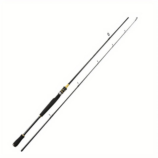 1PC 65" Lightweight High-Sensitivity Carbon Fiber Fishing Rod - Straight Handle Design for Fly & Drag Fishing.