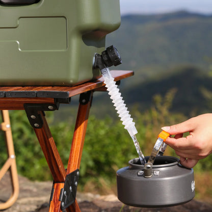 20L Camping Water Container Large Capacity Plastic Water Storage with Spigot & Hand Sanitizer Jar.