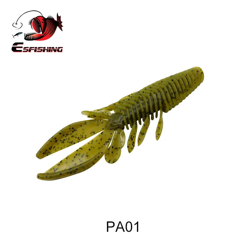 Fishing Lures Gambler Craw 6pcs 100mm Soft Bait.