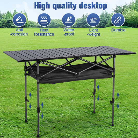 Outdoor Lightweight Folding Camping Table.