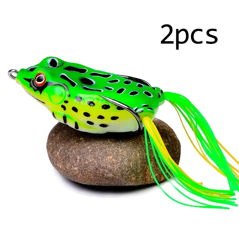 2Pcs Soft Frog Fishing Lures.