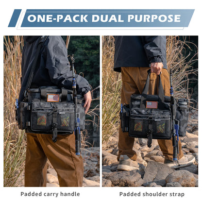 Fishing Tackle Bags Salt Water Resistant Tackle Bag.